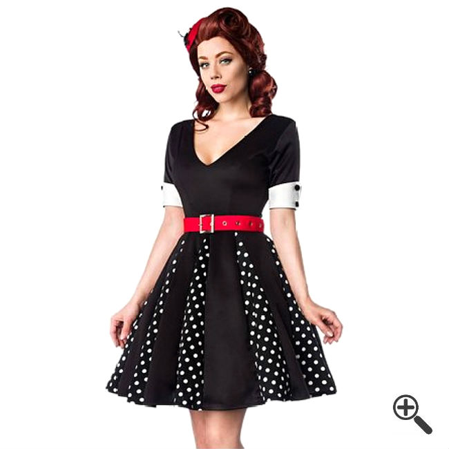 Rockabilly Kleid In Schwarz Mit Weissen Punkten Schone Kleider Gunstig Online Kaufen Oder Bestellen