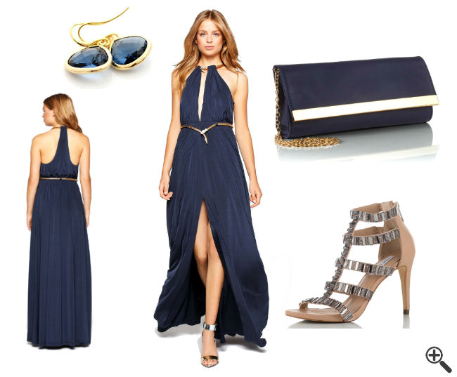 Kombinieren kurz blaues kleid Blaues Kleid