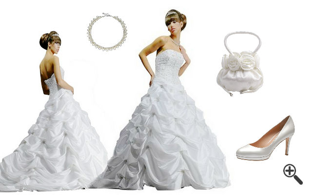 Hochzeitskleid Carmen Ausschnitt günstig Online kaufen – jetzt bis zu -87% sparen!