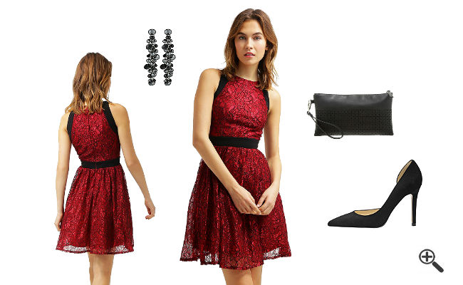 One Shoulder Kleid Spitze günstig Online kaufen – jetzt bis zu -87% sparen!